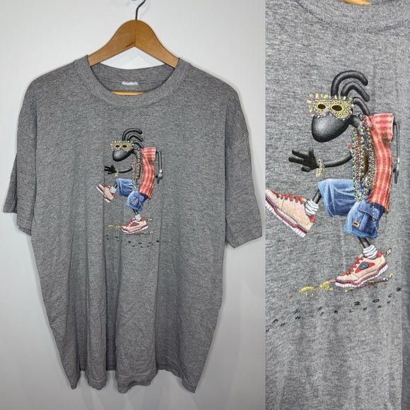 Jazz Men’s Gray Graphic T-Shirt - Picture 1 of 5
